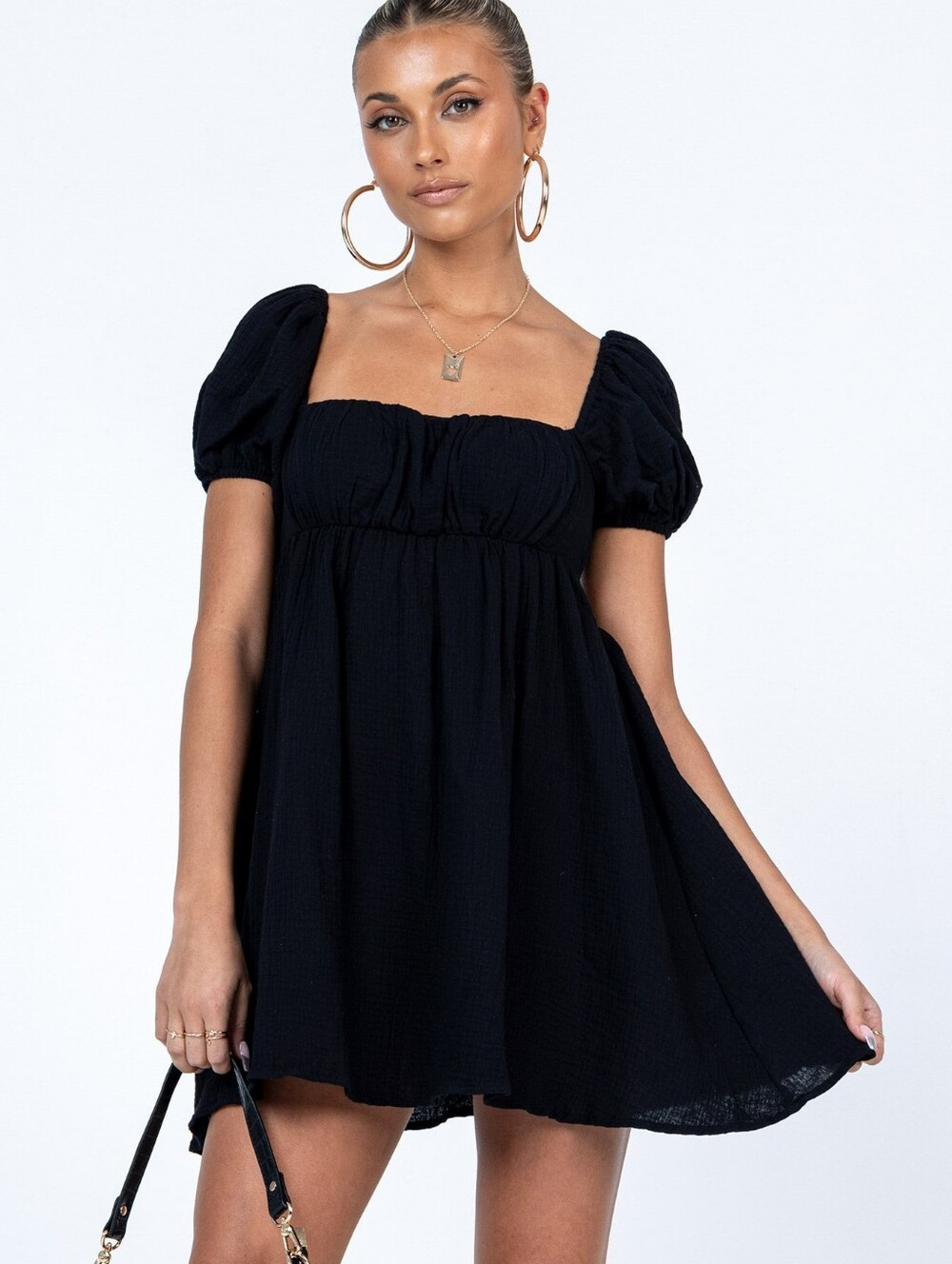 Princess Polly Let's Dance size 10 Black Mini Dress